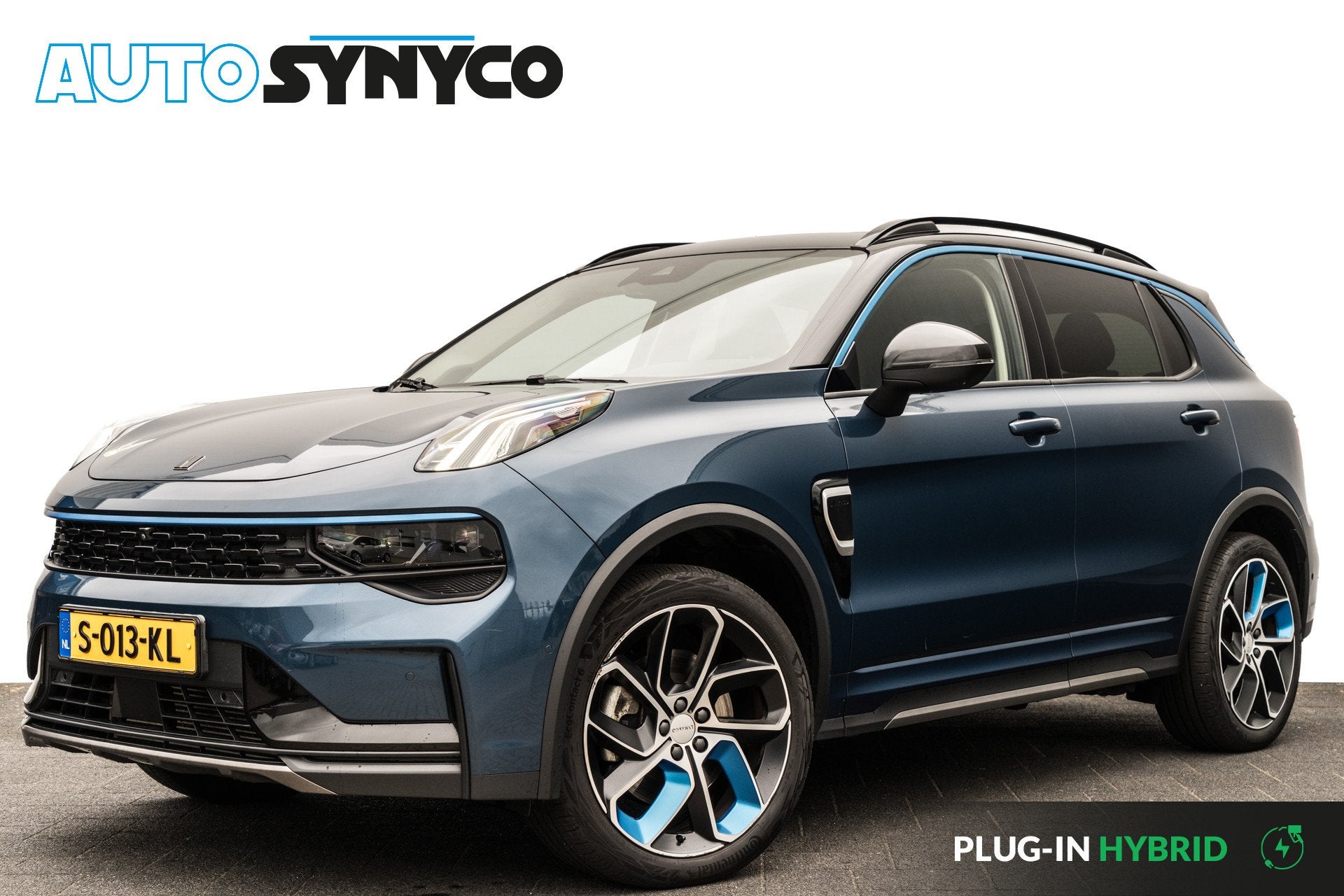 Lynk & Co 01 1.5 Plug-in Hybrid 262 Pk I Panoramadak | Adapt, Auto's, 12 maanden, Stof, Blauw, 120 €/maand
