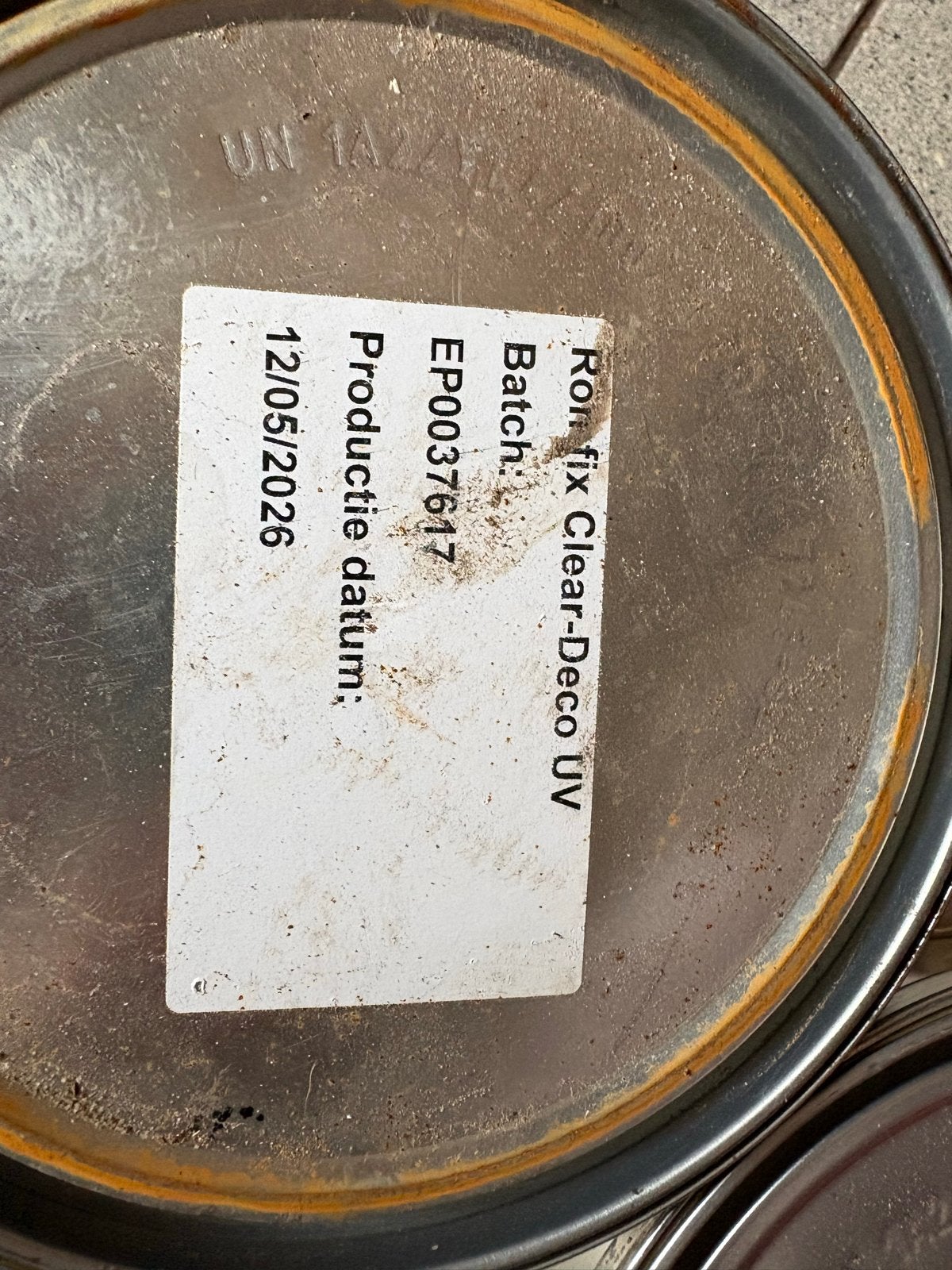 4 potten Romfix Clear-Deco UV Bindmiddel, Tuin en Terras, Ophalen of Verzenden, Nieuw, Beton, Terrastegels