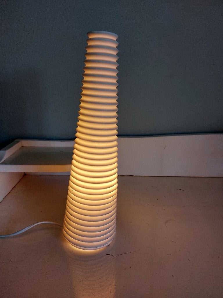 vintage lamp ikea bista, Gebruikt, Vintage, Wit, Ophalen of Verzenden