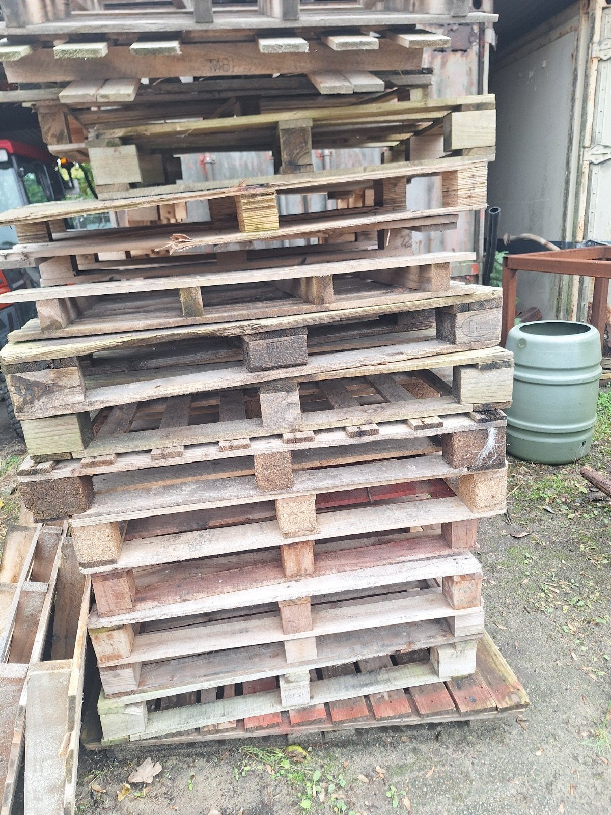 Kachelhout Pallets - Ideaal voor brandhout, Ophalen of Verzenden, Gebruikt, Overige houtsoorten, Pallet