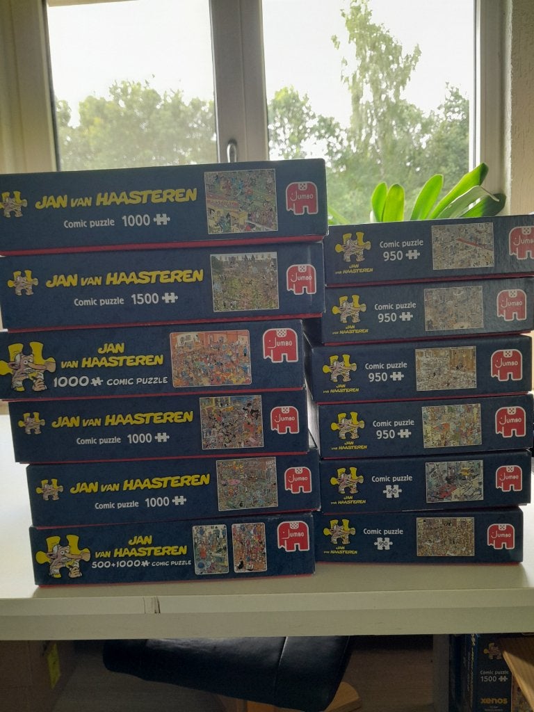 Diverse Jan van Haasterenpuzzels (opruiming), Hobby en Vrije tijd, Denksport en Puzzels, Ophalen of Verzenden, 500 t/m 1500 stukjes