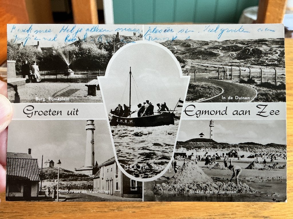 Egmond aan Zee, Verzamelen, Verzenden, 1940 tot 1960, Gelopen, Noord-Holland