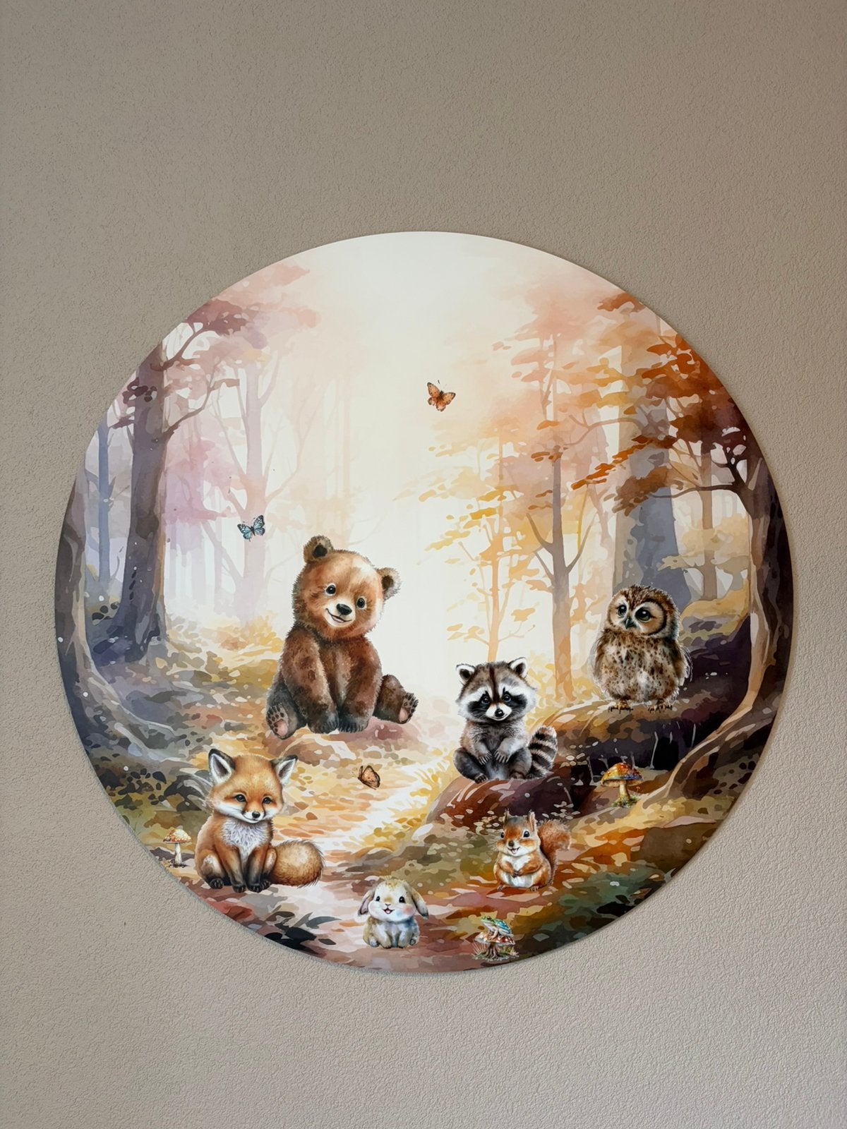Muurcirckel Magic Forest Morning Sun, Ophalen, Overige merken, Zo goed als nieuw, Wanddecoratie