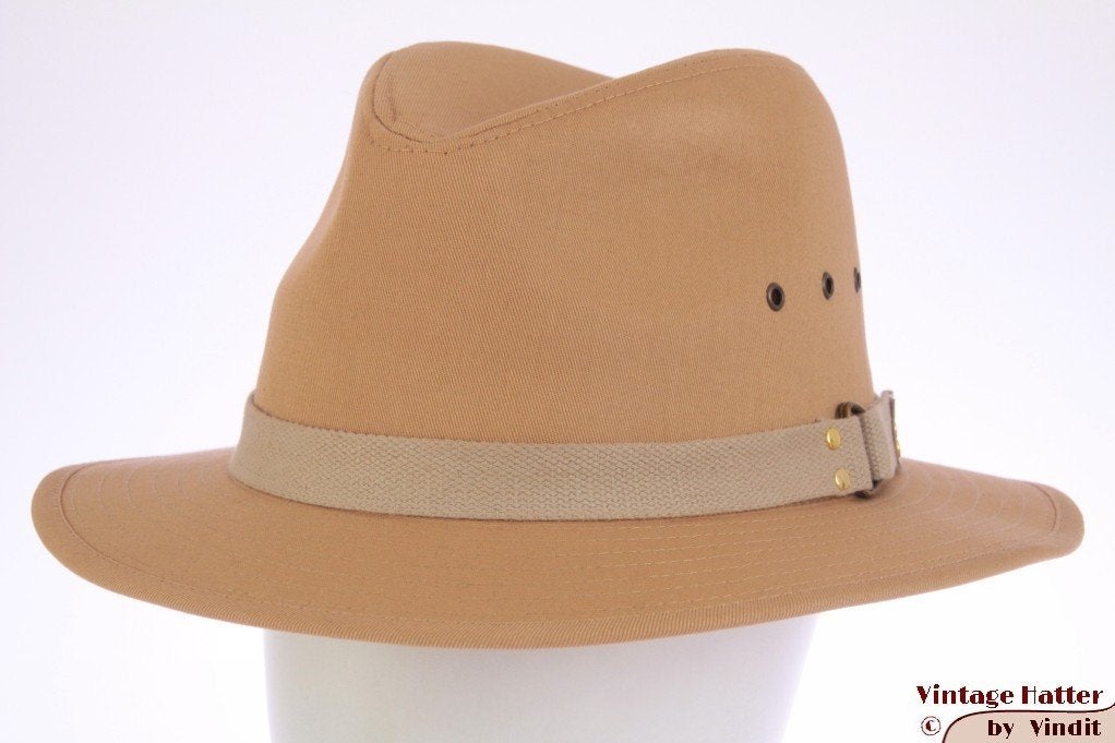 Outdoor hoed Hawkins zalmbeige katoen 58, 59 en 61 nieuw, Hoed, Nieuw, Ophalen of Verzenden, 58 of 59 cm (L, 7¼ of ⅜ inch)
