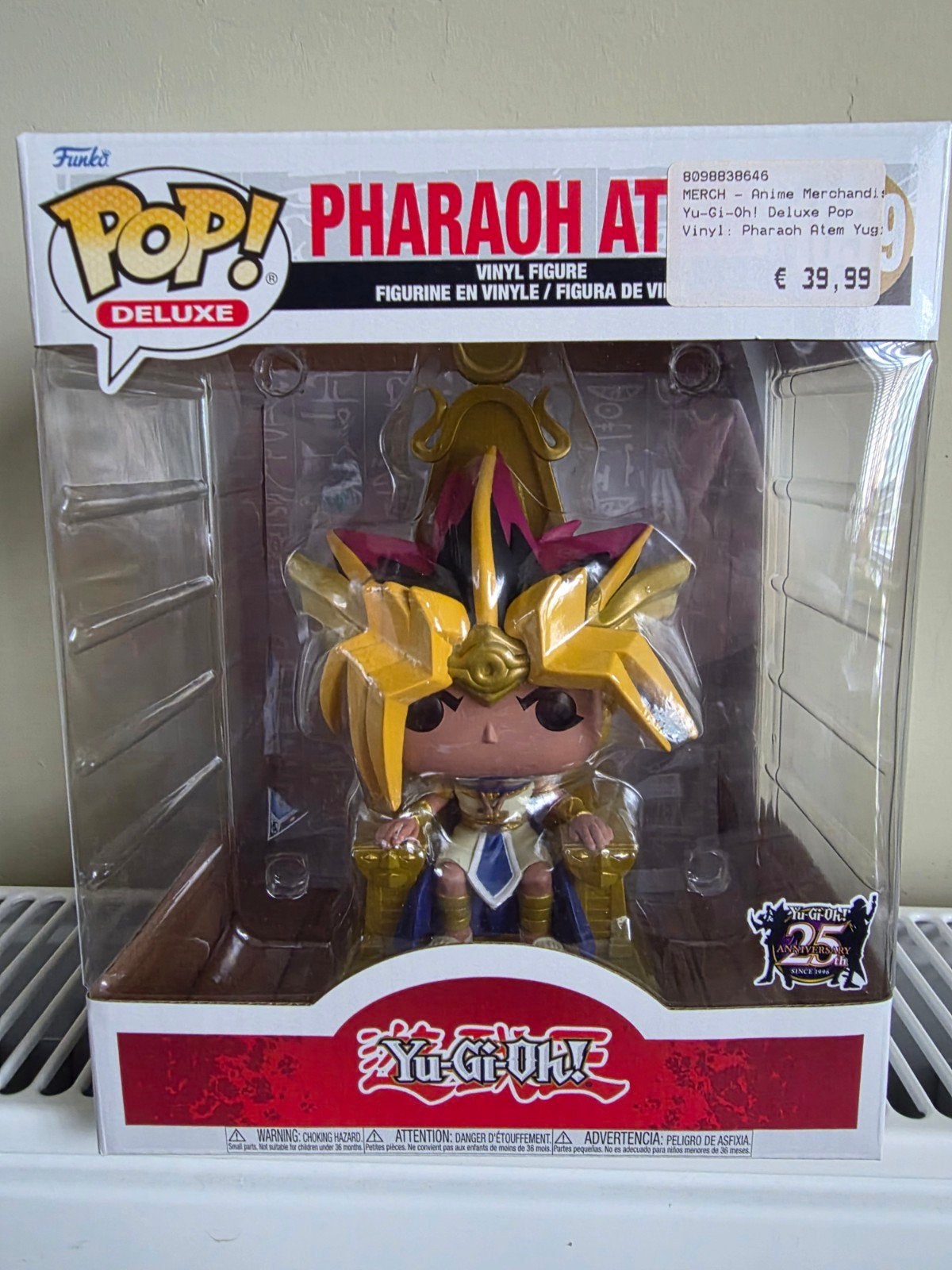 Funko Pop! Deluxe Yu-Gi-Oh! Pharaoh Atem Vinyl Figuur, Ophalen
