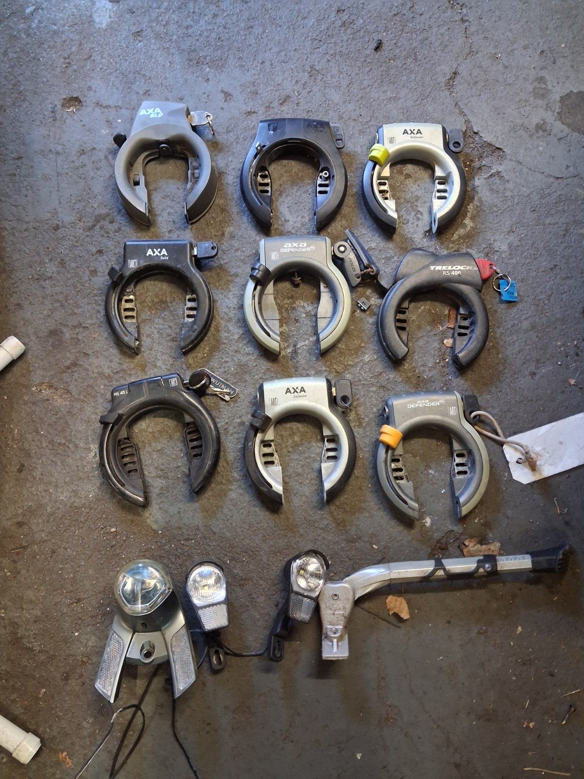 10 fiets sloten, Fietsen en Brommers, Ophalen