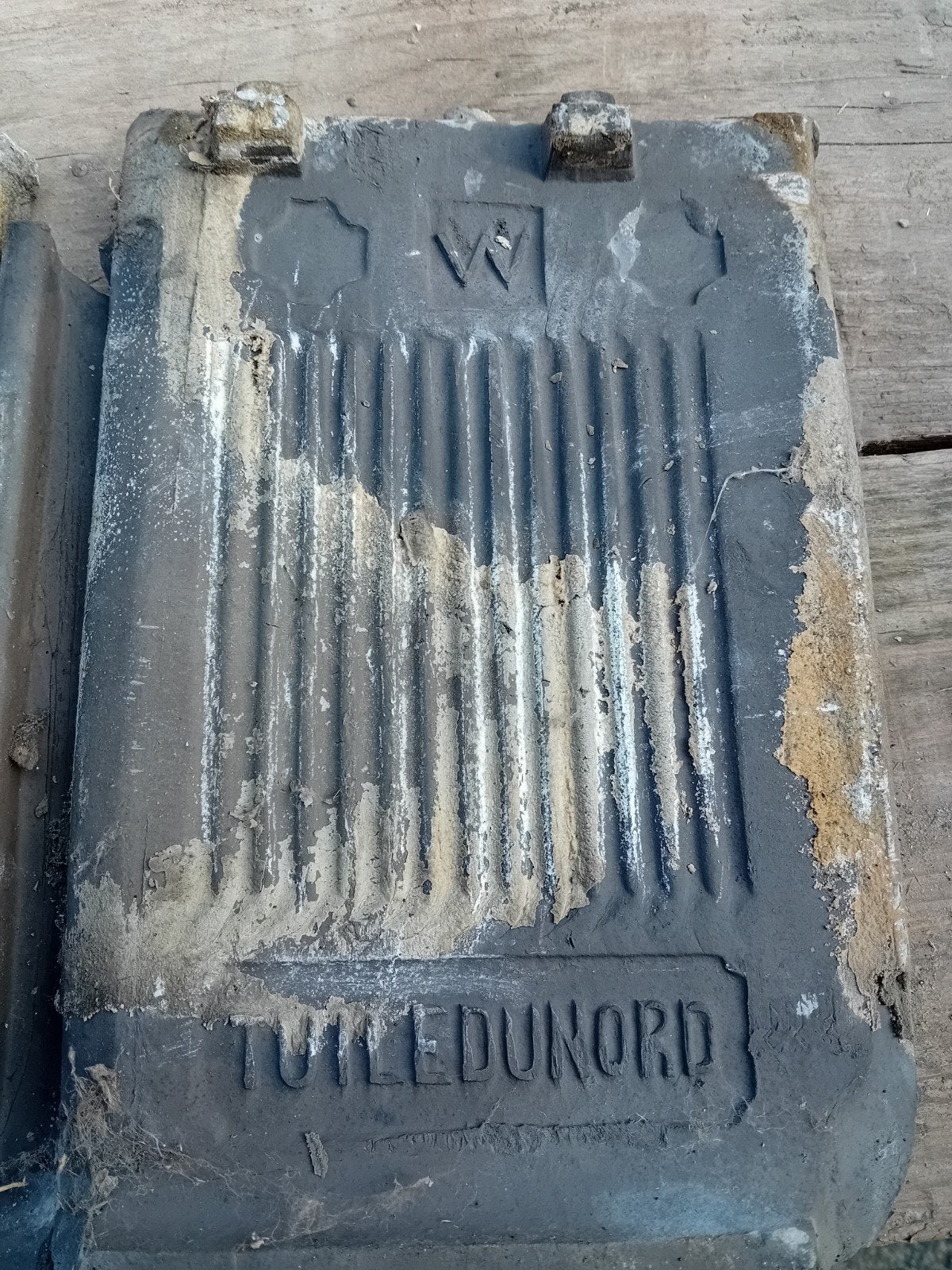 Oude dakpannen 'Tuile du Nord' - Grijs/Zwart, Ophalen, Gebruikt, Steen of Klei, 15 m² of meer