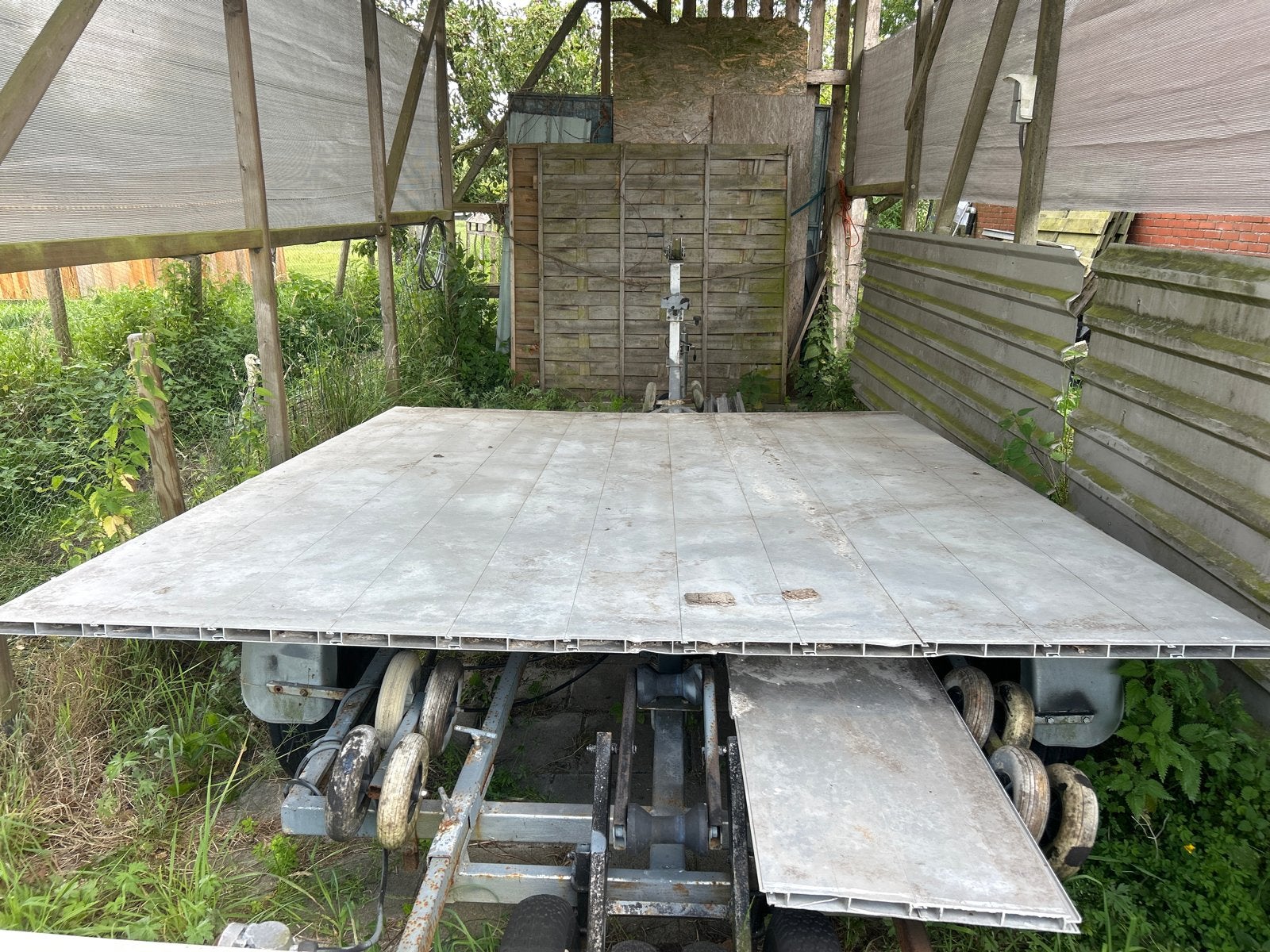 Aluminium plaat kliksysteem - Stevige en lichte constructie, Ophalen, Gebruikt