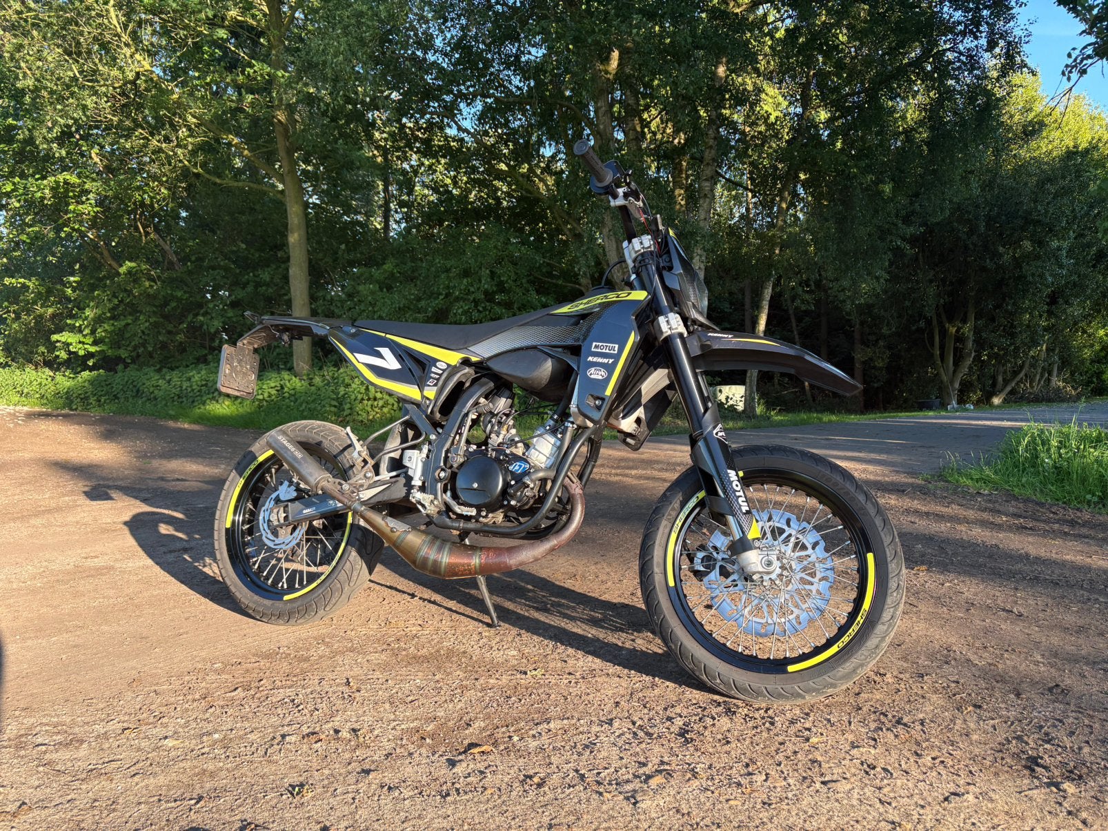 Sherco sm 50 rs 77br, Ophalen, Zo goed als nieuw, Overige merken
