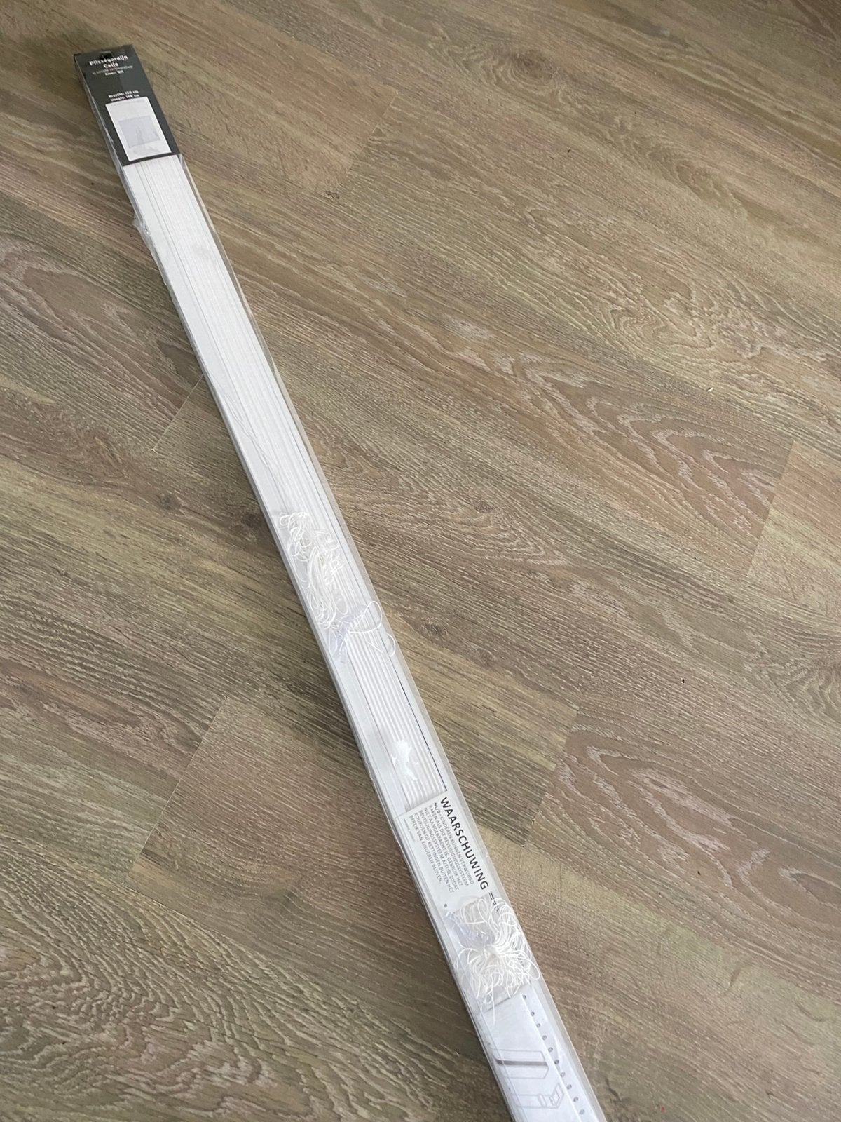 Plissé gordijn wit Breed 120 cm Hoogte 175 cm, Ophalen of Verzenden, Nieuw, Wit, Gordijn