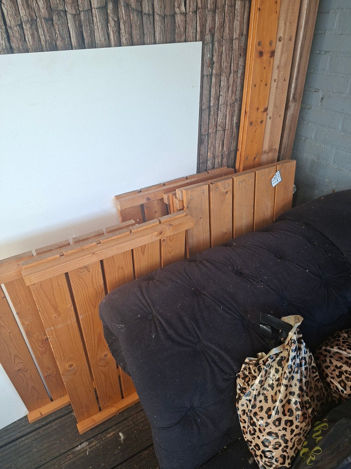 Houten stellingkast onderdelen, Ophalen of Verzenden, Gebruikt