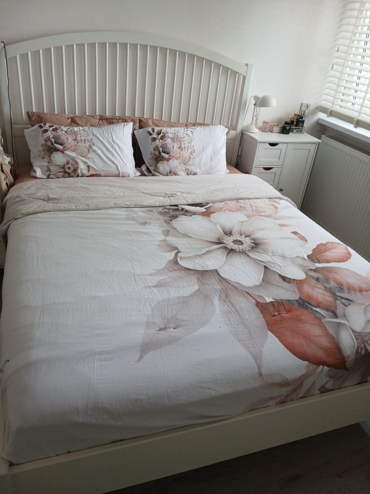 IKEA Tweepersoonsbed 160x200 cm - Gratis Ophalen, Ophalen, Gebruikt, Wit, Tweepersoons