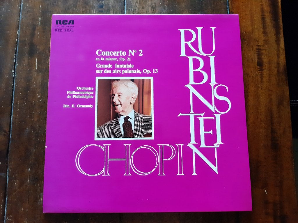 LP Artur Rubinstein / Chopin - Concerto no. 2, LP, Chopin, Ophalen of Verzenden, Romantiek