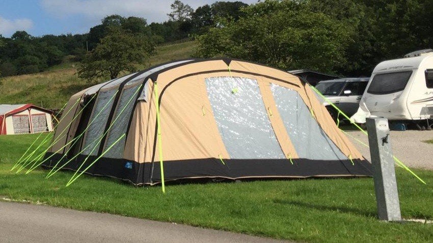 Kampa Croyde 6 Classic Air Tunneltent, Caravans en Kamperen, Tenten, Ophalen, Gebruikt, Tot en met 6