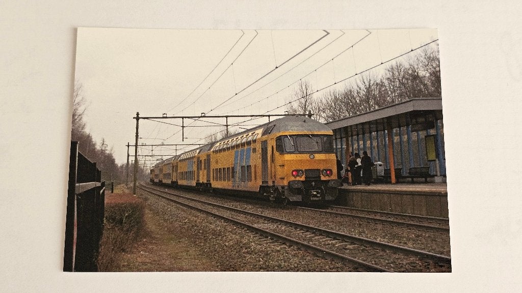 Foto TREIN NS Nederlandse Spoorwegen DDM Dubbeldekker, Verzenden, Gebruikt, Trein, Overige typen