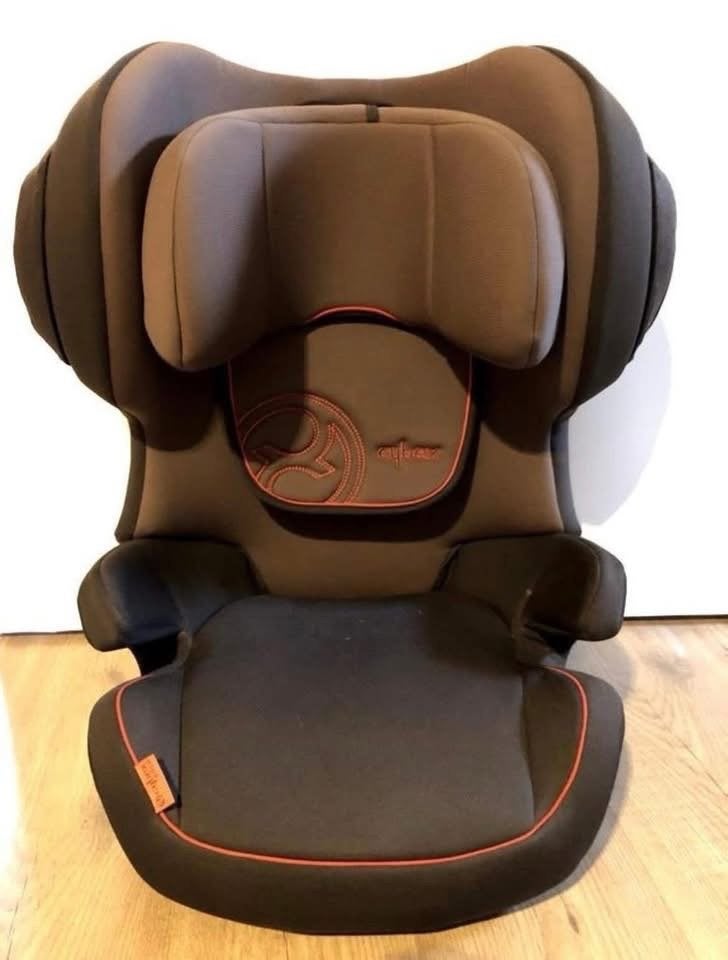 Cybex Juno-2 Fix Gold Line Autostoel | Isofix | Coffee Bean, Verstelbare rugleuning, 9 t/m 18 kg, Zo goed als nieuw, Isofix