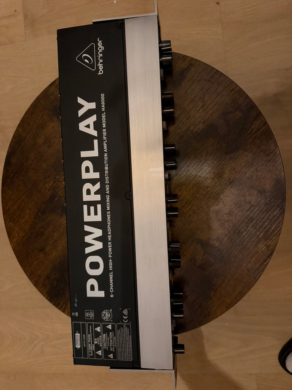Behringer poweplay HA6000, Muziek en Instrumenten, Ophalen of Verzenden, Zo goed als nieuw, Minder dan 500 watt