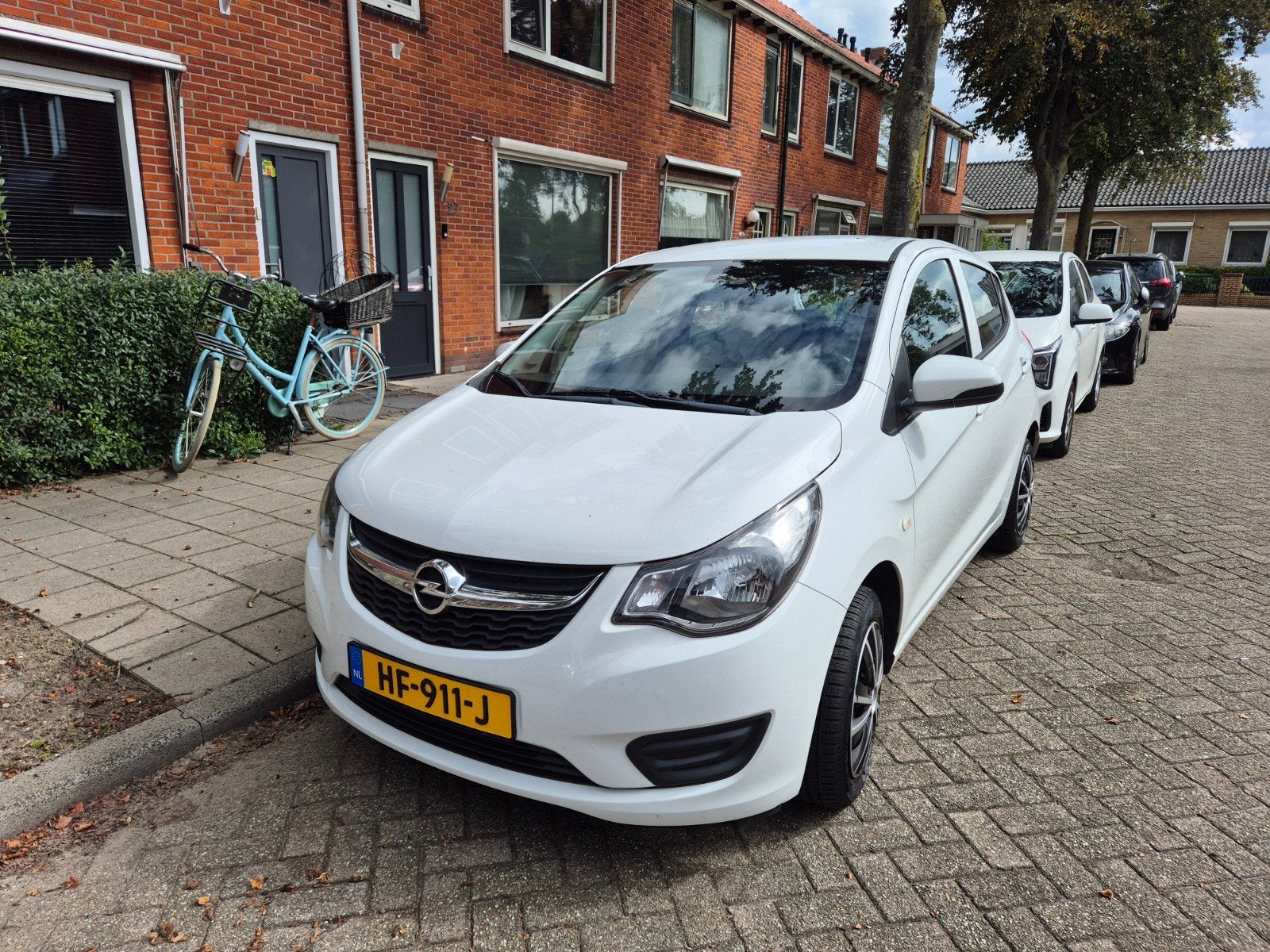 Opel Karl 1.0 Ecoflex 55KW 2015 Wit (Nieuwe APK), Voorwielaandrijving, 839 kg, 74 pk, Origineel Nederlands
