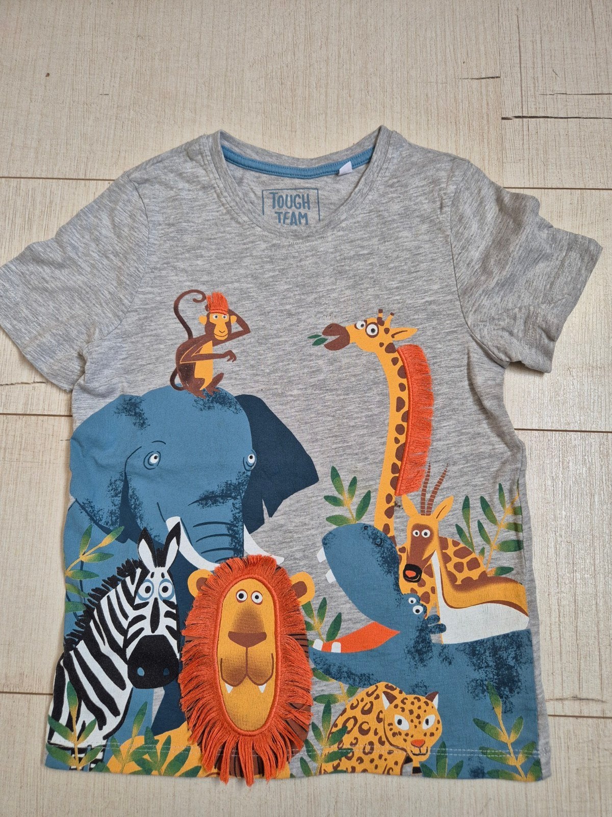 Gaaf wilde dieren t-shirt mt 122 (Tough Team/ NIEUW), Ophalen, Nieuw, Shirt of Longsleeve, Jongen