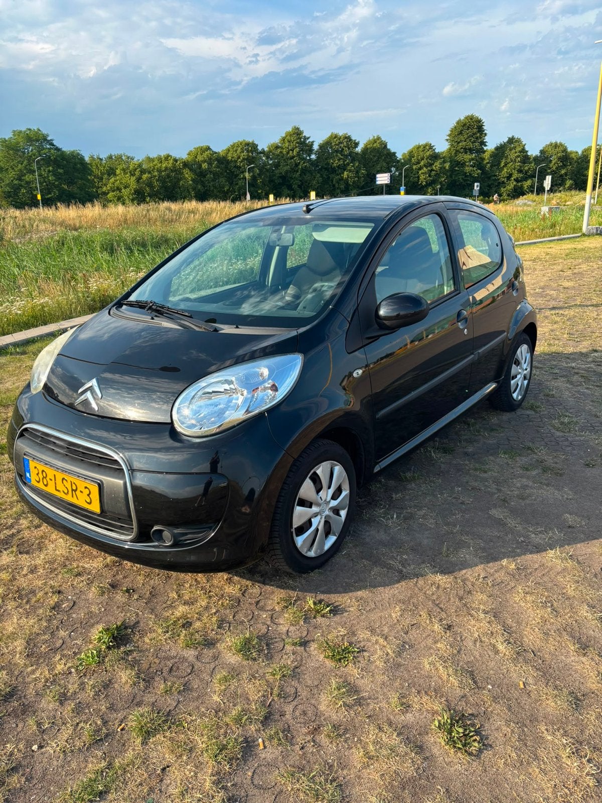 Citroën C1 1.0 5-DRS 2010 Zwart, Auto's, Citroën, Voorwielaandrijving, 4 stoelen, C1, Origineel Nederlands
