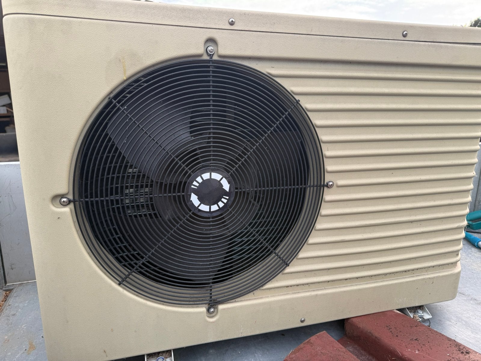 Zwembad warmtepomp, Ophalen, Gebruikt