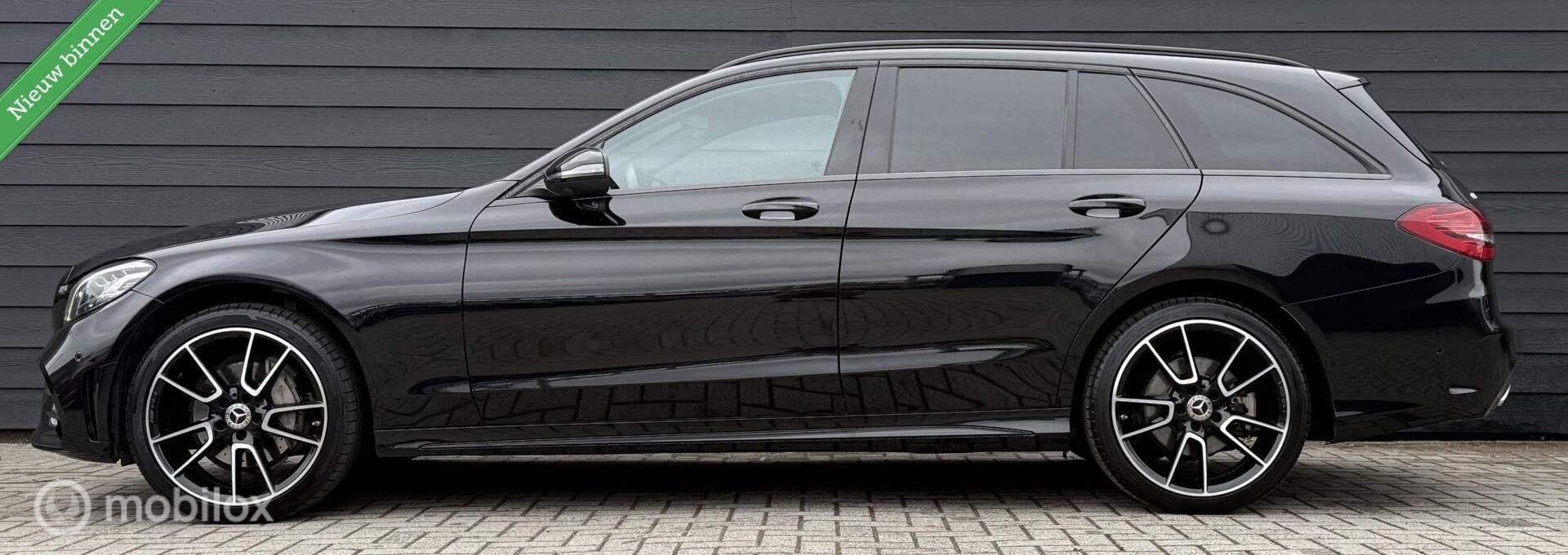 Mercedes C-klasse Estate 200 4MATIC AMG Line Burmester/LED/W, Auto's, Automaat, 1497 cc, 4 cilinders, Met garantie (alle)