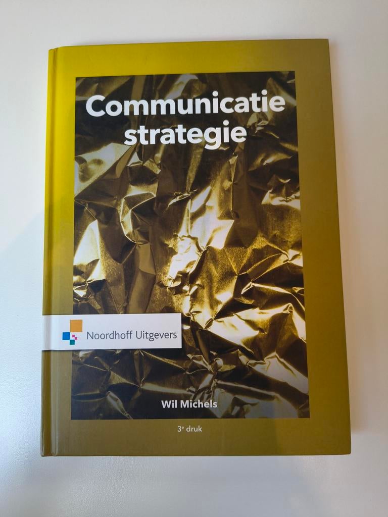 Wil MIchels - Communicatiestrategie, Boeken, Economie, Management en Marketing, Nieuw, Management, Ophalen of Verzenden