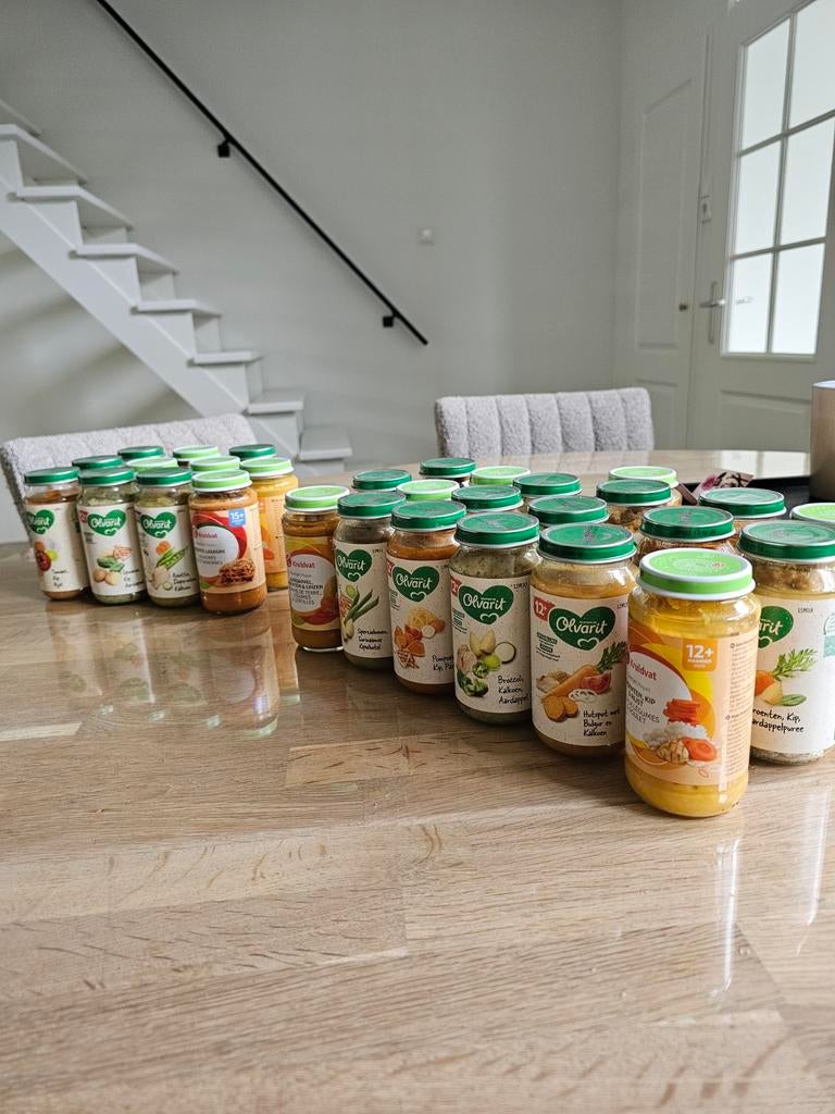 Grote partij Olvarit babyvoeding (diverse smaken), Ophalen of Verzenden, Nieuw, Overige typen