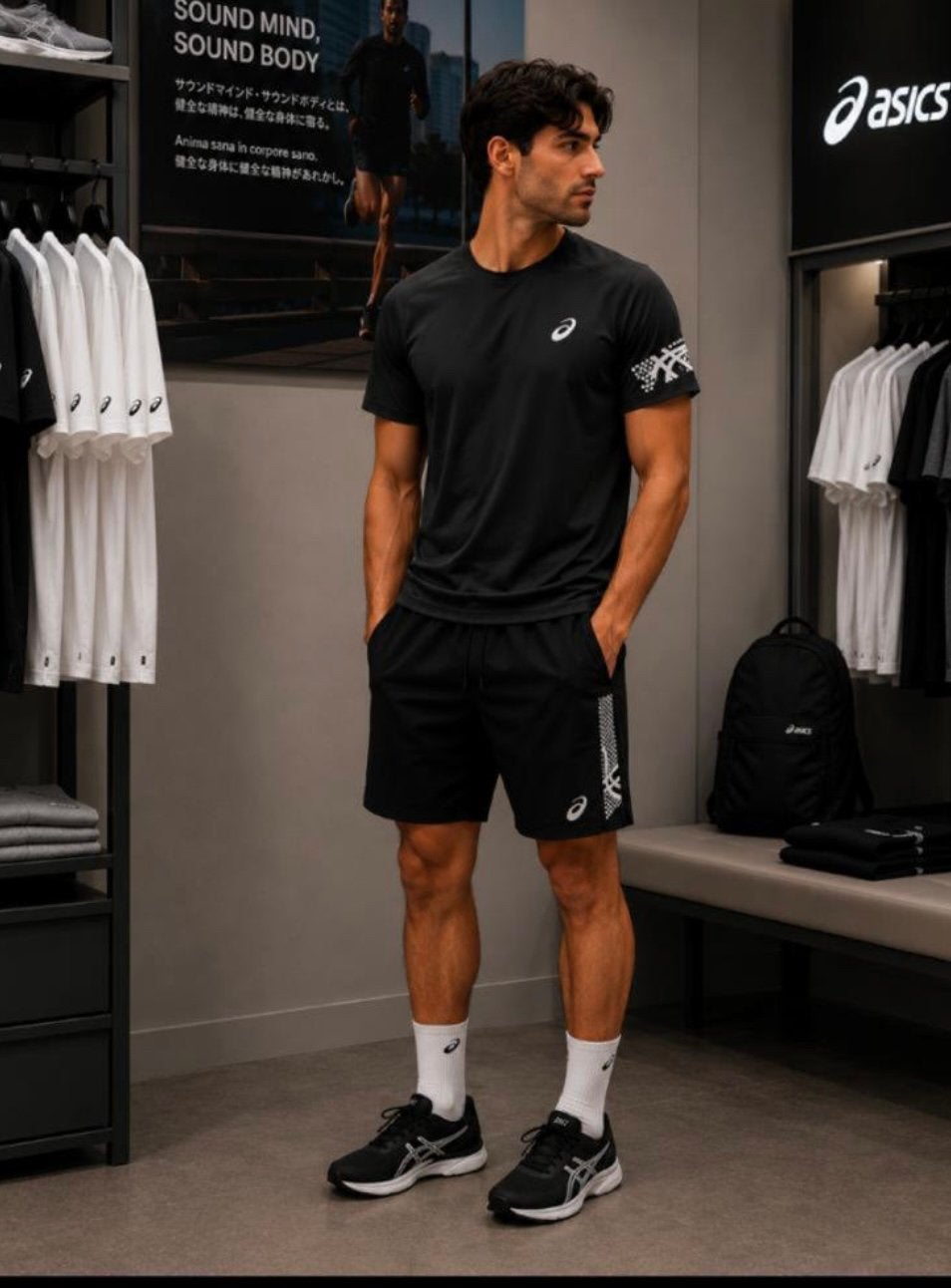 Heren zomerset, Kleding | Heren, Sportkleding, Ophalen of Verzenden, Zo goed als nieuw, Overige maten, Zwart