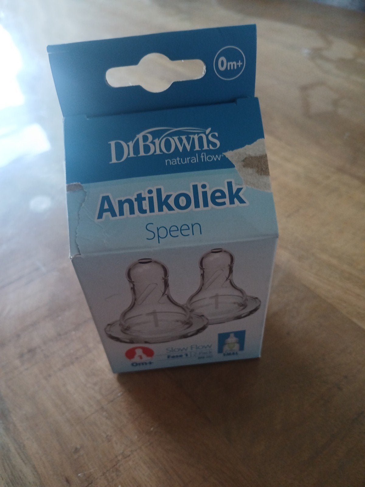 Dr. Brown's fles spenen maat 1 smalle hals, Ophalen of Verzenden, Nieuw, Overige typen, Dr. Brown's