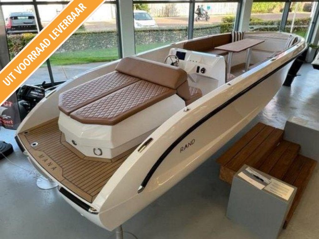 Rand Mana 23 met 50pk honda veel kuip ruimte, Watersport en Boten, Sloepen, Overige merken, Tender, Zonnedek, 2 m