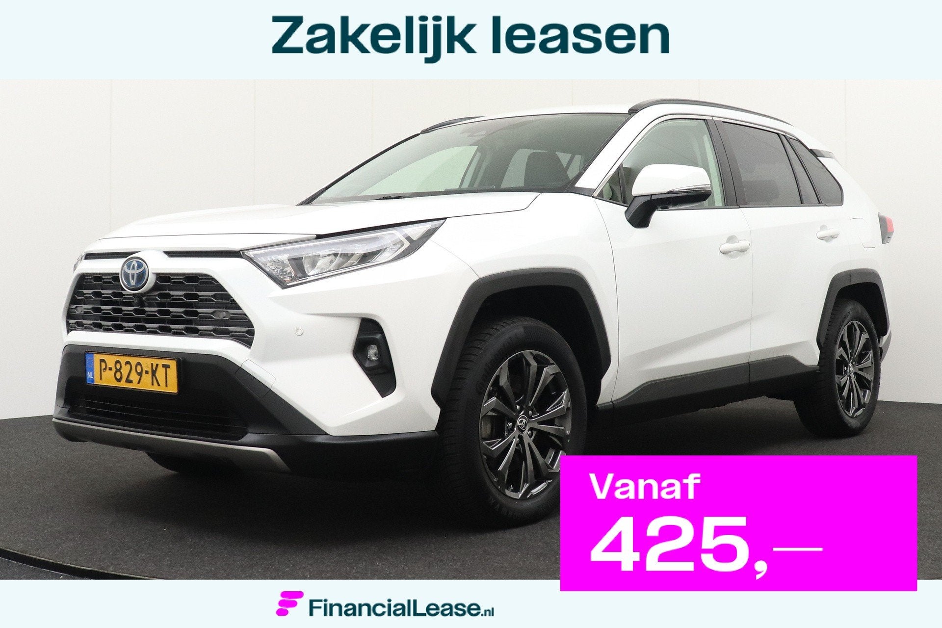 Toyota RAV4 2.5 Hybrid Business+ JBL 360* Camera Leder, Dealer onderhouden, Gebruikt, 4 cilinders, 2487 cc
