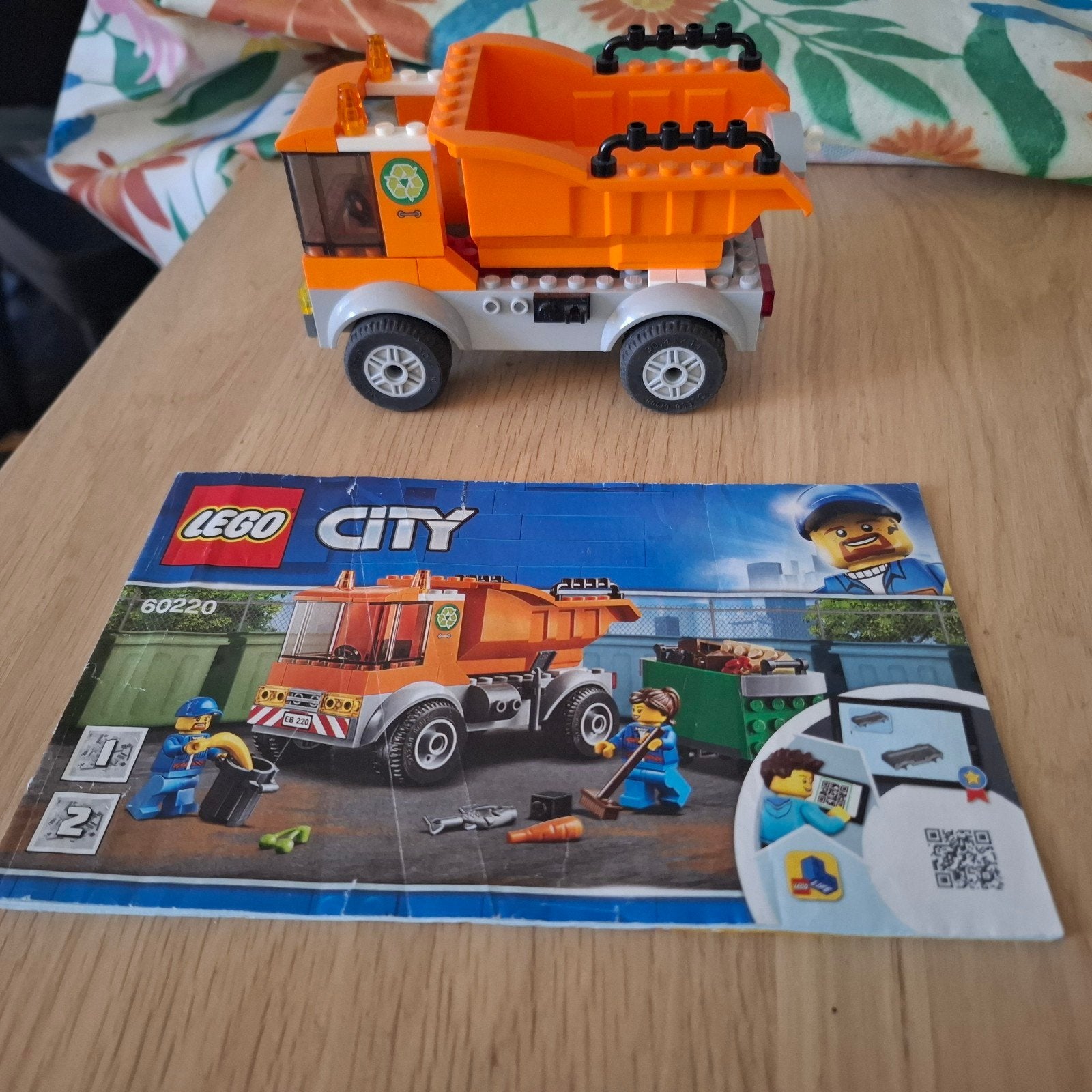 LEGO City Vuilniswagen 60220 met instructieboekje, Ophalen, Lego, Inclusief instructies, City