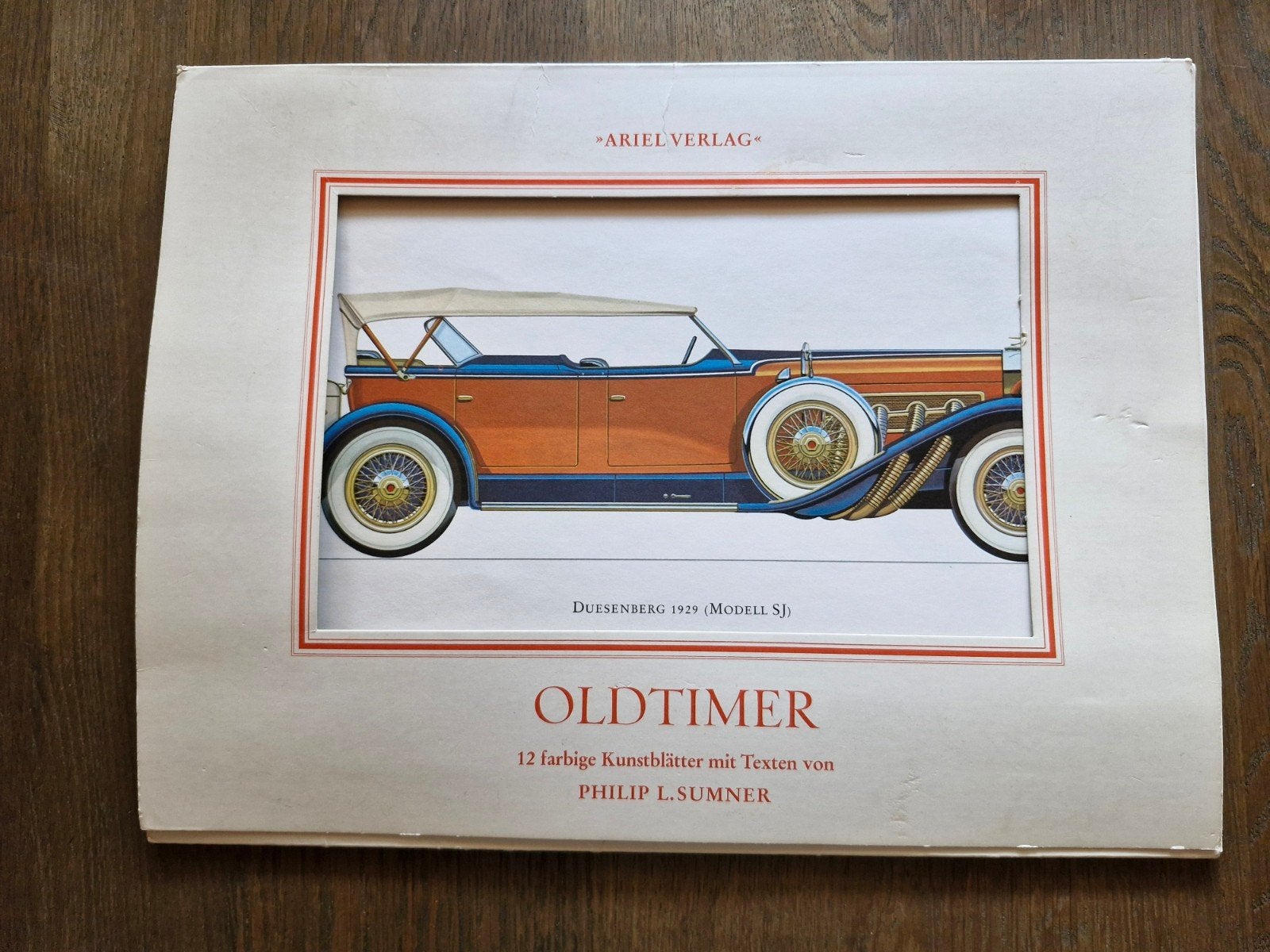 Set van 9 Oldtimer Auto Prints - 40x30 cm, Ophalen of Verzenden
