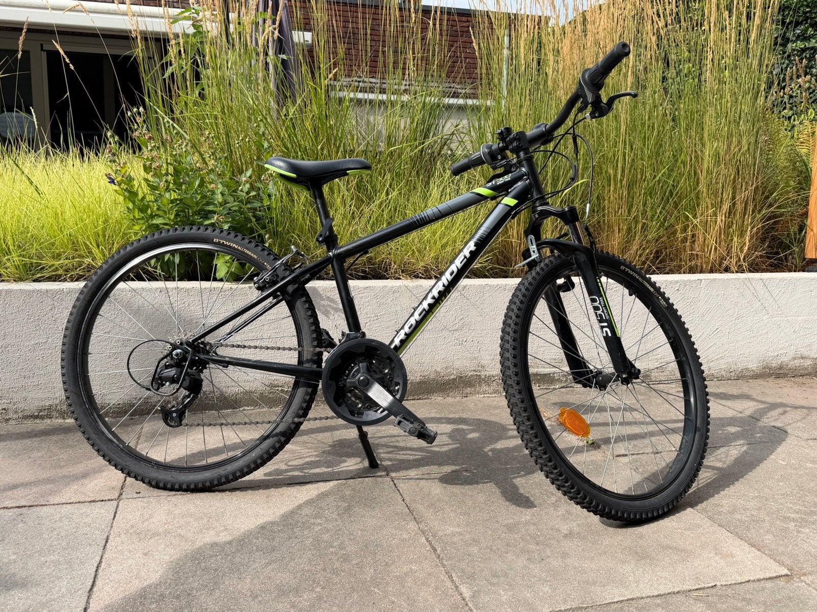 Mountainbike rockrider zwart 24 inch, Fietsen en Brommers, Fietsen | Mountainbikes en ATB, Gebruikt, Fully, Ophalen, Overige merken