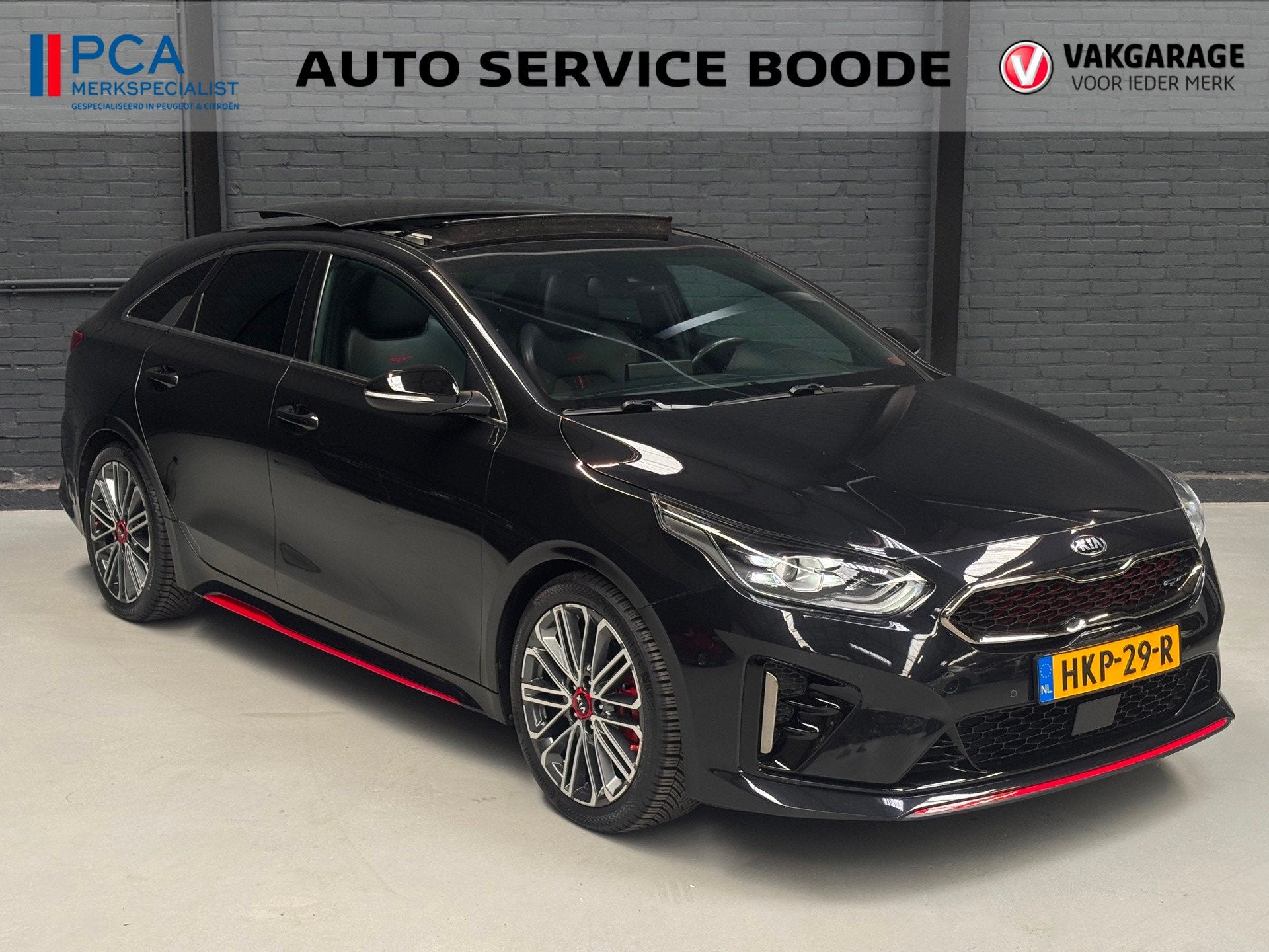 Kia ProCeed 1.6 T-GDI (204 pk) GT automaat - schuif-/kanteld, 15 km/l, Gebruikt, Zwart, Adaptive Cruise Control