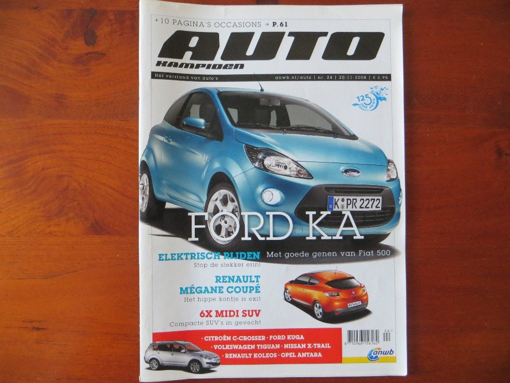 Autokampioen 24 2008 Ford Ka, Renault Mégane Coupé, Jaguar, Ophalen of Verzenden, Nieuw, Renault
