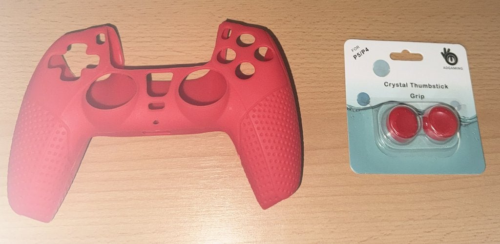 PS5 controller cover rood, Spelcomputers en Games, Ophalen of Verzenden, Gebruikt, Controller, PlayStation 5