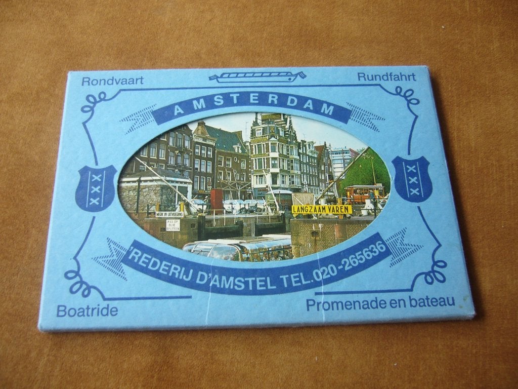 SET 10 KAARTEN VAN AMSTERDAM = REDERIJ D,AMSTEL, Verzenden, 1940 tot 1960, Ongelopen, Noord-Holland