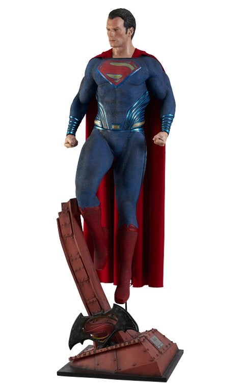 Superman – Life-Size Statue (licensed figure) 2,35 m Height, Ophalen, Zo goed als nieuw, Fantasy