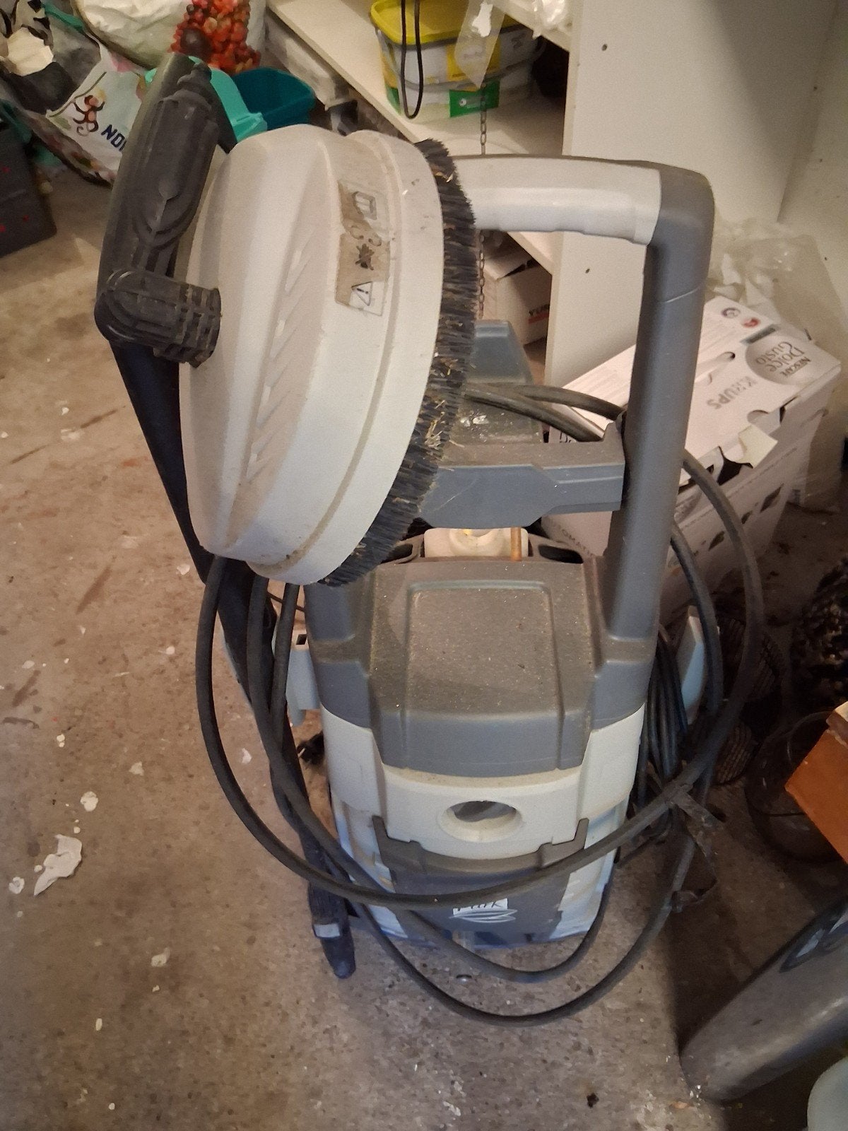 Hogedrukreiniger met terrasreiniger, bieden, Tuin en Terras, Hogedrukreinigers, Ophalen of Verzenden, Gebruikt, Elektrisch, Parkside