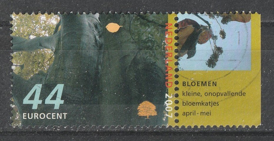 123 T --2521 Bomen 2007 Bloemen, Ophalen of Verzenden, Na 1940, Gestempeld