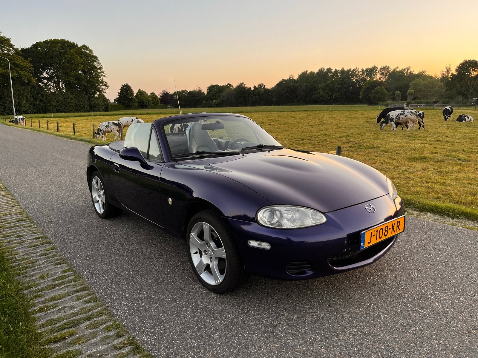 Mazda MX-5 1.8 SVT Exclusive silver blues edition, Auto's, Mazda, Particulier, MX-5, ABS, Airbags, Alarm, Android Auto, Apple Carplay