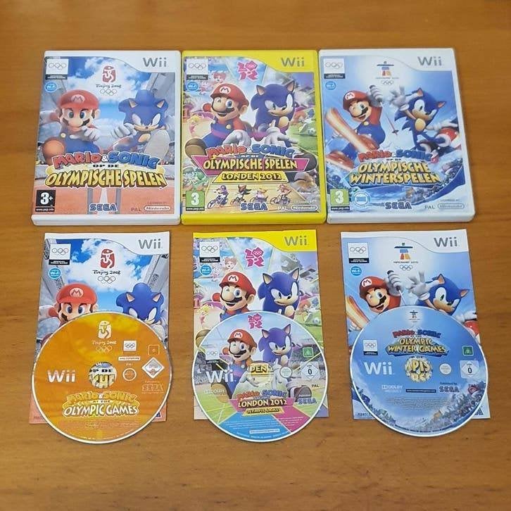 Wii | 3x Mario and Sonic at the Olympic Games, Gebruikt, 1 speler, Ophalen of Verzenden, Vanaf 3 jaar