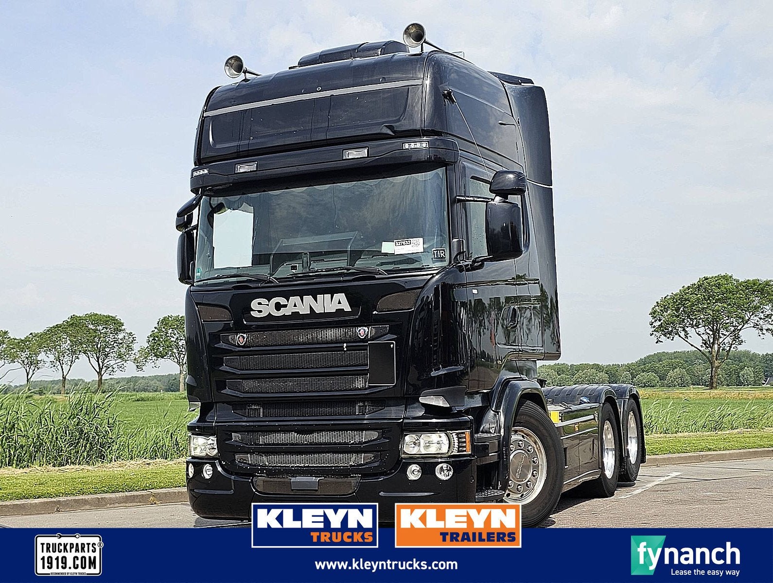 SCANIA R580 tlbogie,durabright, Auto's, Vrachtwagens, Automaat, Euro 6, Scania, Zwart