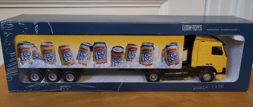 Lion Toy - NIEUW - Lipton ice tea, Ophalen of Verzenden, Nieuw, 1:5 t/m 1:8, Bus of Vrachtwagen
