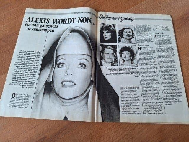 Kwik 1985 Joan Collins A-Team Linda Gray Evans Apollonia, Ophalen of Verzenden, 1980 tot heden, Buitenland, Tijdschrift