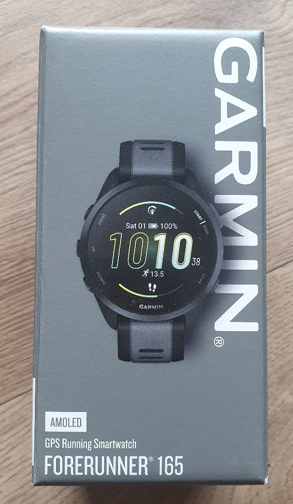 Nieuw Garmin Forerunner 165 010-02863-20 verzegeld, Windows, Zwart, Garmin, Nieuw