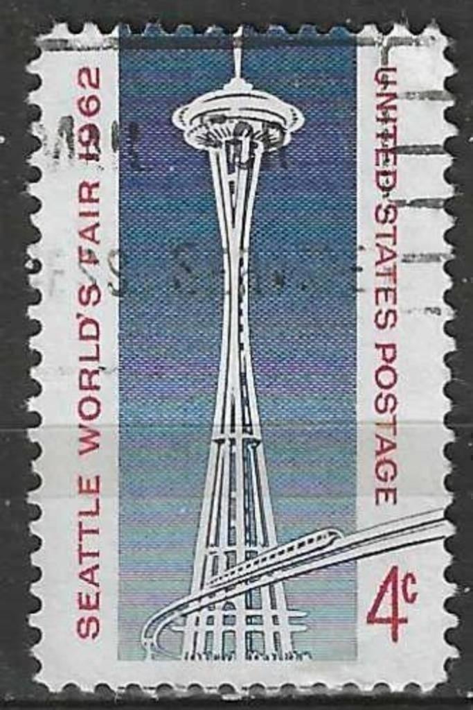 USA 1962 - Yvert 729 - Internationale jaarbeurs Seattle (ST), Postzegels en Munten, Verzenden, Gestempeld, Noord-Amerika