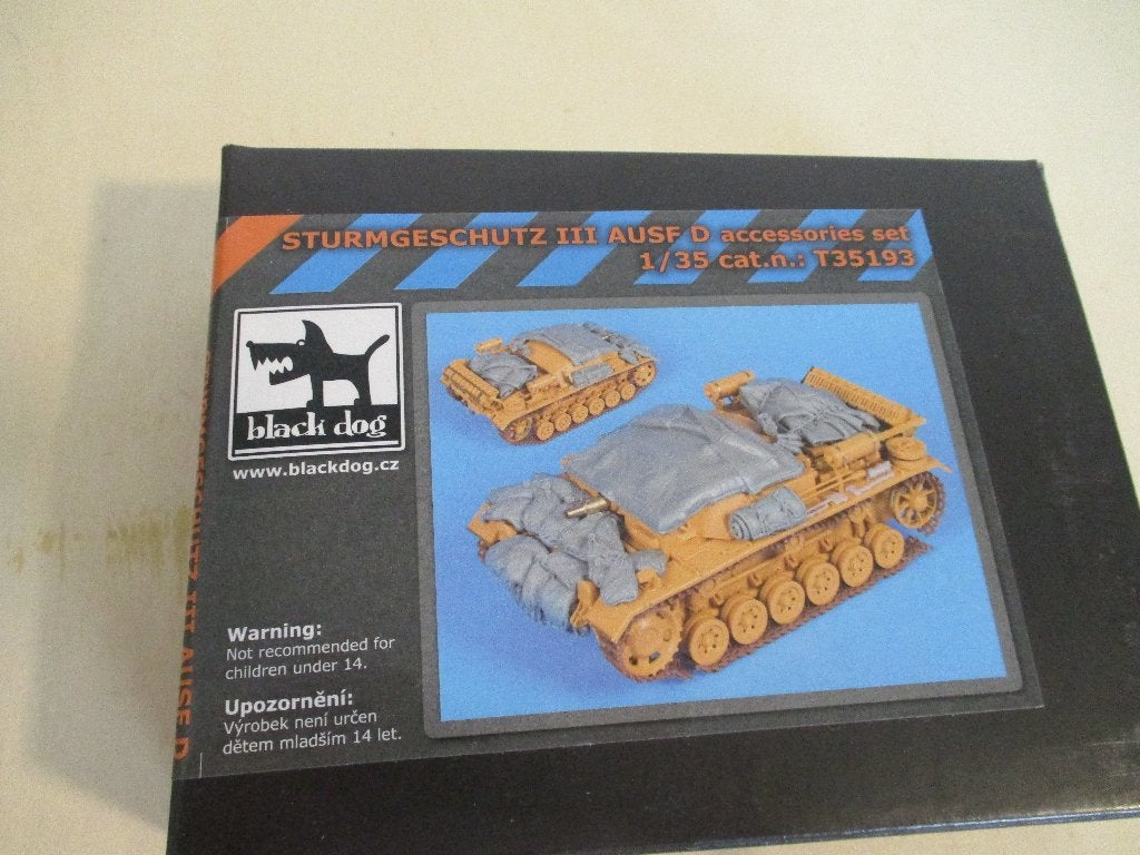 Black Dog Sturmgeschütz III Ausf D accessoires set, Overige merken, Tank, 1:32 tot 1:50, Ophalen of Verzenden